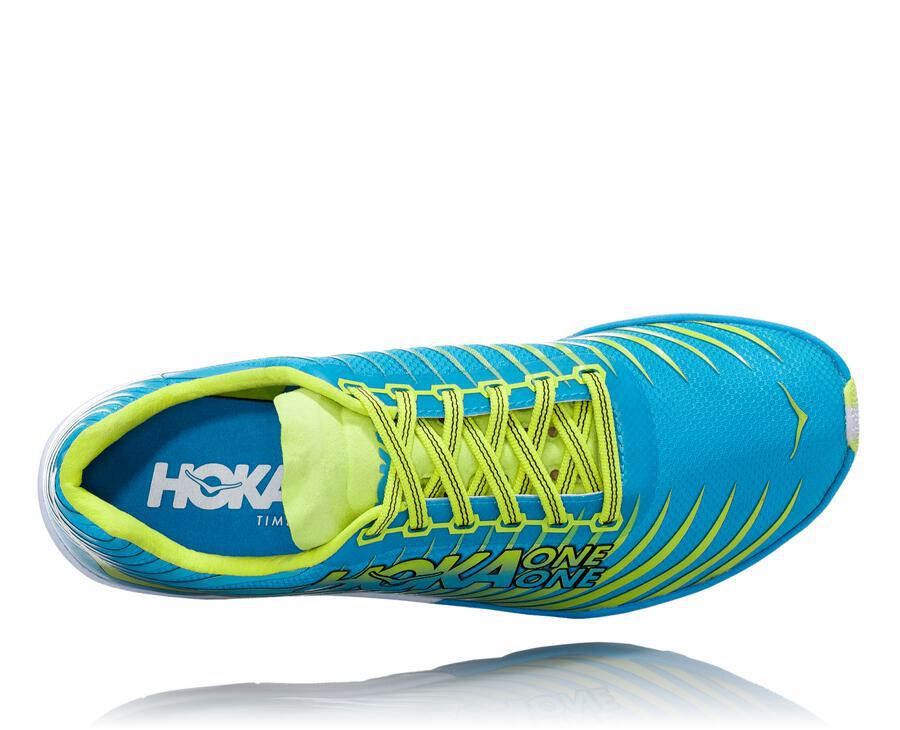 Hoka One One スニーカー レディース 青/緑 - EVO XC - AT8629715